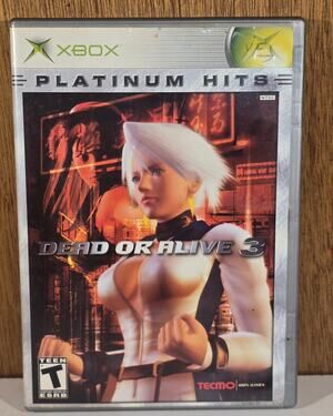 Dead or Alive 3 Platinum Hits Xbox Game Complete In Box CIB